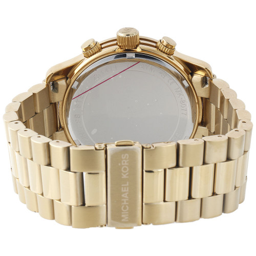 mk gold diamond watch