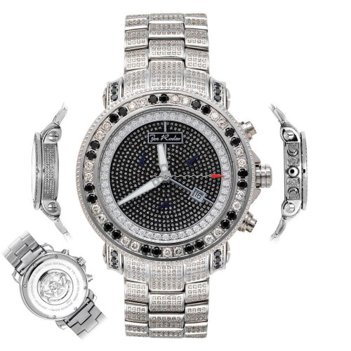 Men's Diamond Watch Joe Rodeo Junior JJU40 17.25 Ct Colored