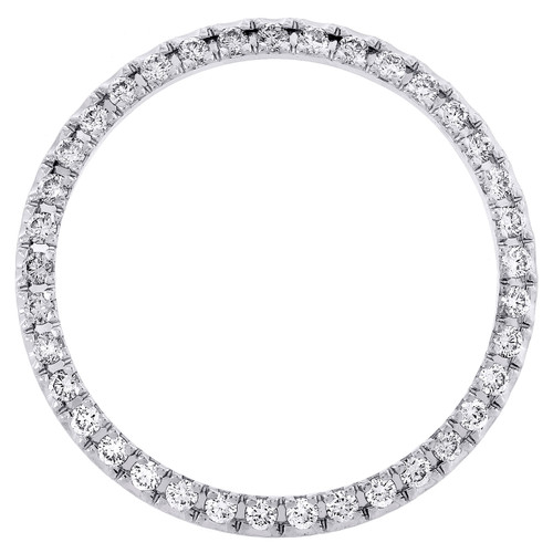 Custom U-Cut Bead Diamond Bezel For Rolex DateJust Midsize 31mm Watch 0.70 CT