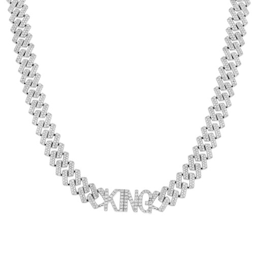 925 Sterling Silver Moissanite Custom 10mm Cuban Link KING Chain | 18" to 20"