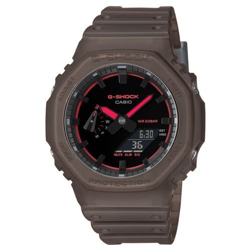 Casio G-Shock GA2100K-5A Smoky Brown LED Digital Analog GA-2100 Series Watch