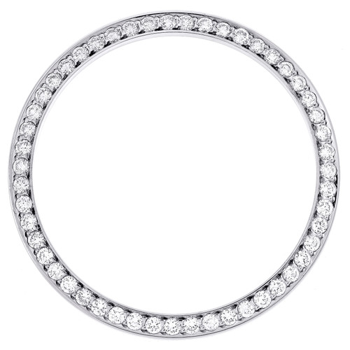 Custom Lab Grown Diamond Bezel Fits Rolex DateJust 36mm Watch Bead Set 1.30 CT.