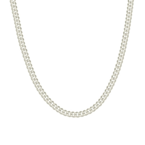 925 Sterling Silver Box Clasp Plain 5mm Solid Miami Cuban Chain | 16" to 26"
