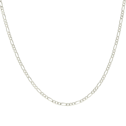 925 Sterling Silver Lobster Clasp 3mm Solid Classic Figaro Chain | 14" to 24"
