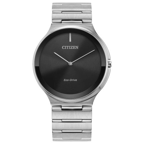 Citizen Eco-Drive Stiletto AR3110-52E 39mm Stainless Steel Black Modern Watch
