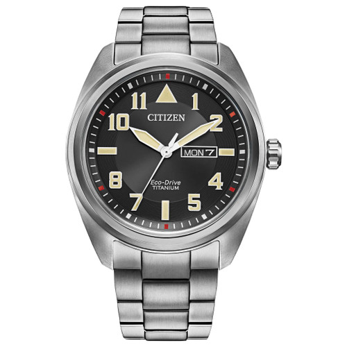 Citizen Eco-Drive Garrison BM8560-53E Men's 42mm Super Titanium Black Dial Watch