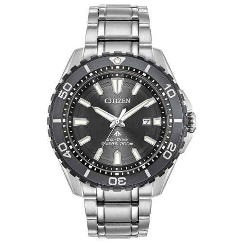 Citizen Eco-Drive Promaster Dive BN0198-56H Grey Ion Stainless Steel 45mm Watch