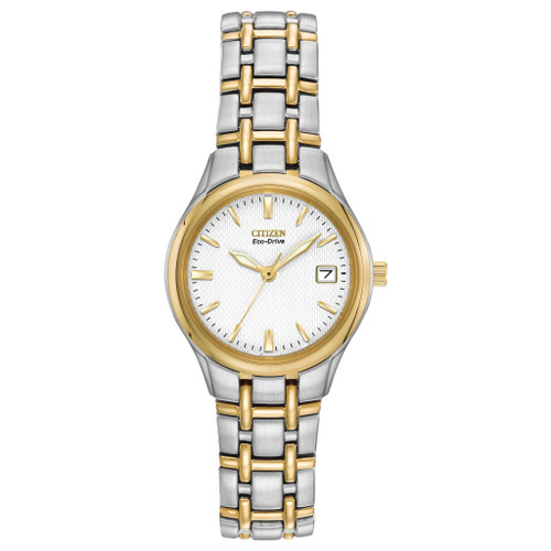 Citizen Eco-Drive Silhouette Corso EW1264-50A Two Tone Stainless Steel Watch