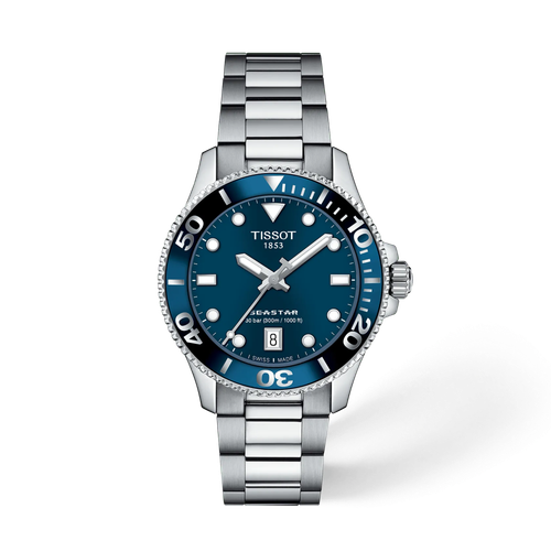 Tissot Seastar 1000 T120.210.11.041.00 Stainless Steel Blue Dial Watch - No Box