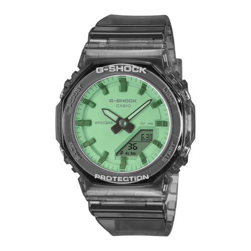 Casio G-Shock GMAP2100SR-1A Women's Green Dial Digital Analog Skeleton Watch
