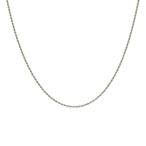 925 Sterling Silver Lobster Diamond Cut 1.5mm Solid Rope Chain | 16" to 24"