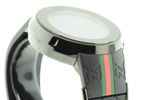 Mens New I Gucci Grammy Edition 44mm White Rubber Replacement