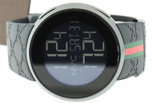 Orologio Gucci Uomo Collezione I-Gucci Cinturino In Caucciù Nero 44mm  YA114207 - JFL Diamanti \u0026 Orologi