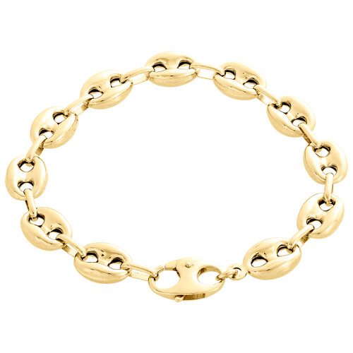 hollow puff gucci link bracelet