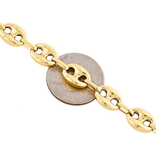 Real 10K Yellow Gold Fancy 3D Hollow 