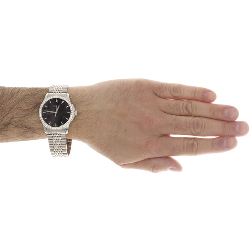 Gucci Ya126402 Diamantklocka Svart 