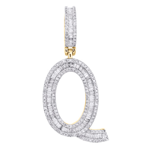 BAGUETTE DIAMOND CHARM CLASP