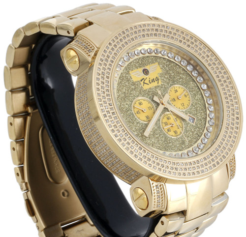 Mens New Techno Grill Diamond Watch Joe Rodeo 50mm Crushed