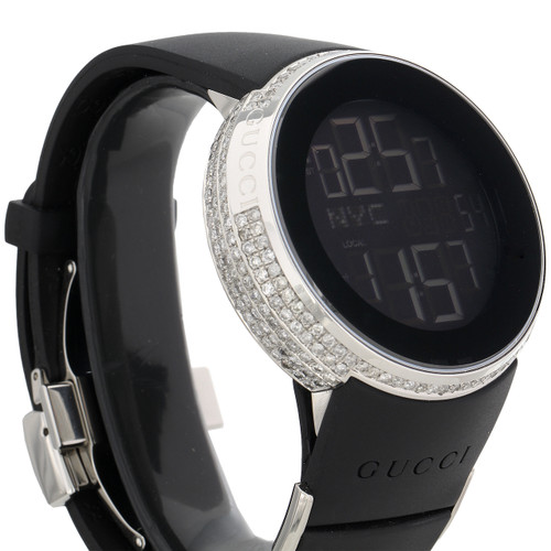 Gucci Diamond White Watch Mens Full 