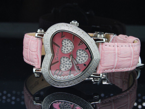 LADIES JOE RODEO JOJO MOVING HEARTS LOVE .75CT DIAMOND WATCH  display picture 1