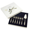 Arthur Price Champagne Mirage 6 Pasty Forks And Server Set
