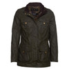 Archive Olive Barbour Womens Defence Lightweight Wax Jacket