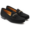 Black Fairfax & Favor Womens Apsley Suede Loafer
