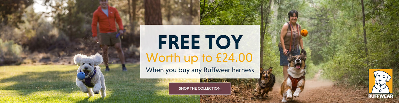 Free Ruffwear Dog Toy When You Buy A Ruffwear Harness...