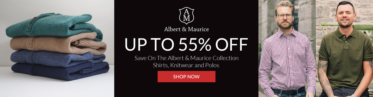 Black Friday up to 55% Off Albert and Maurice | Shop Now