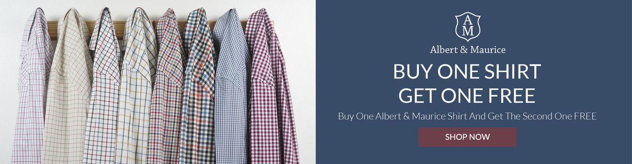 Albert and Maurice Shirts - Buy One Get One FREE | Shop Now