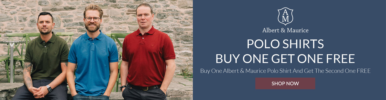 Albert and Maurice Polo Shirts - Buy One Get One FREE | Shop Now