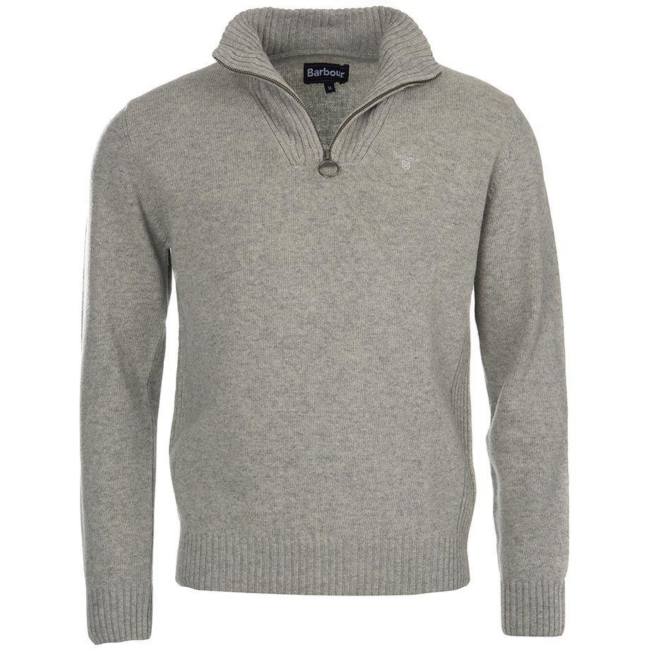 Barbour Mens Essential Lambswool Half 