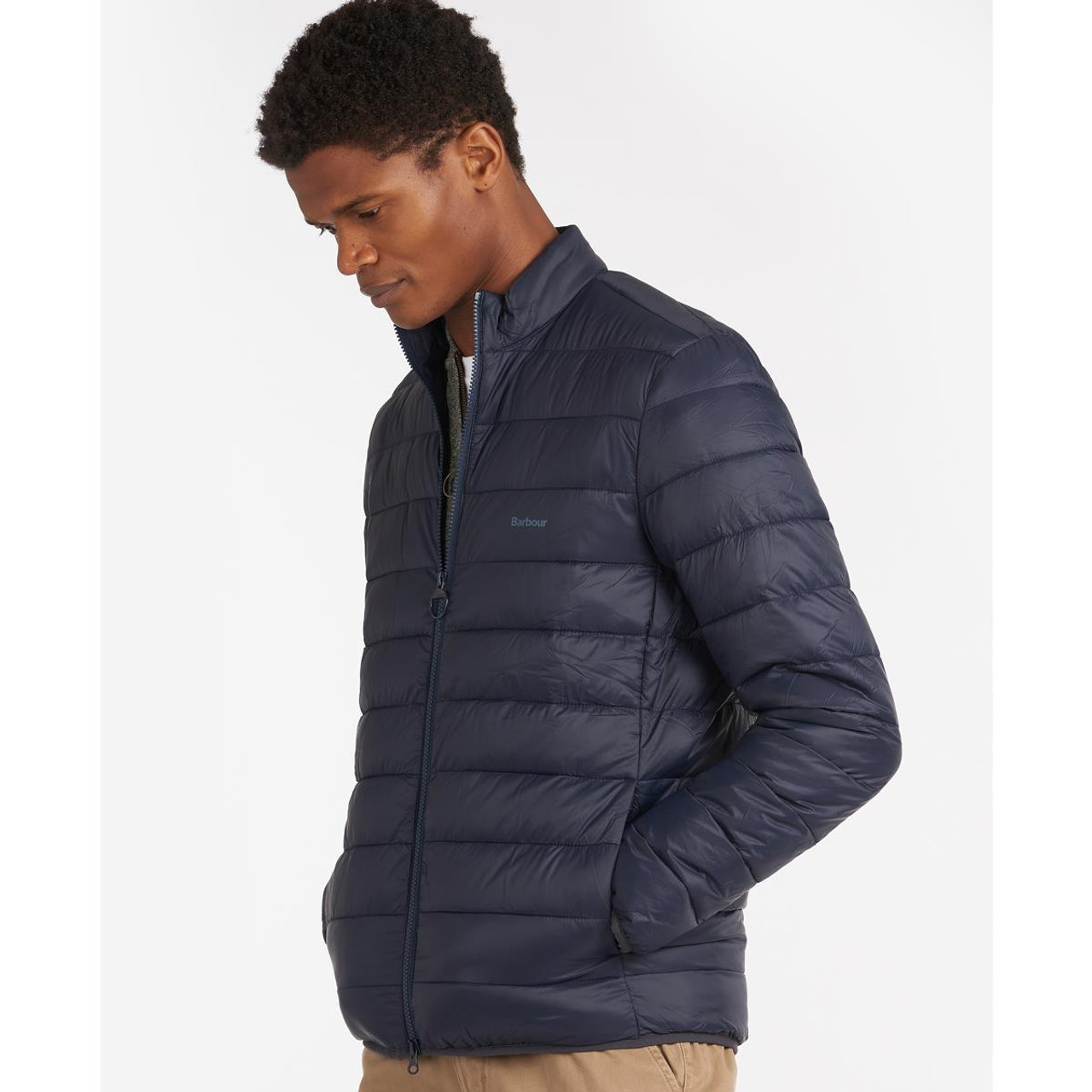 Men's Barbour | Powell Quilted Jacket | Navy - F.L. CROOKS.COM