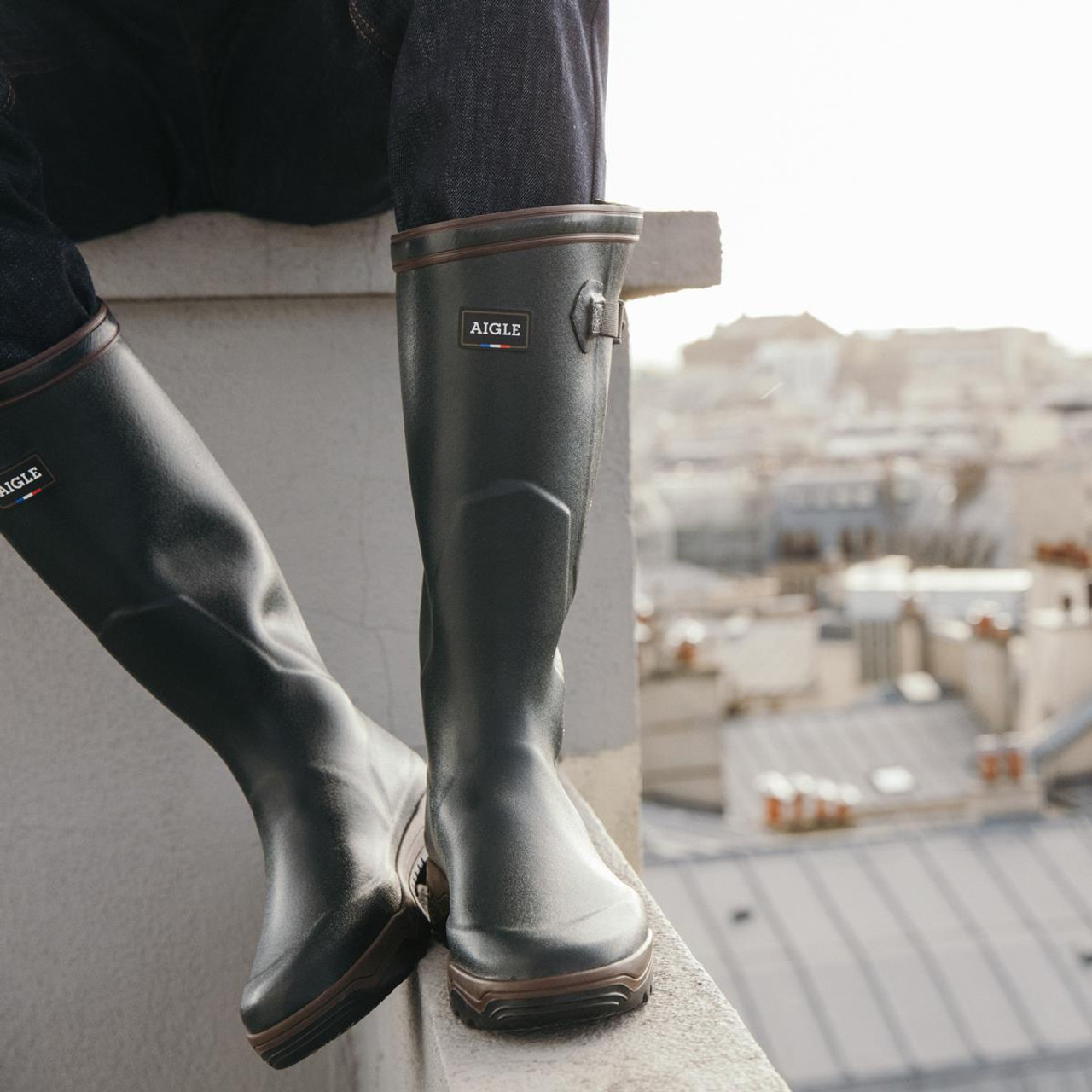 Aigle sales zip wellies