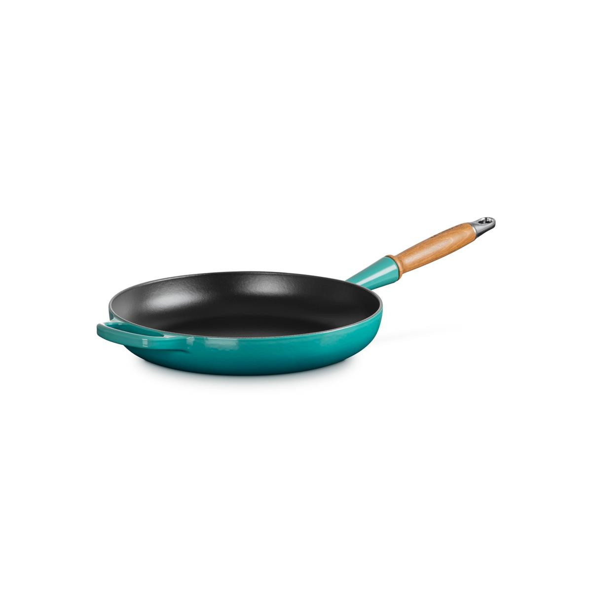 Le Creuset 28cm Cast Iron Saute Pan With Wooden Handle | Philip