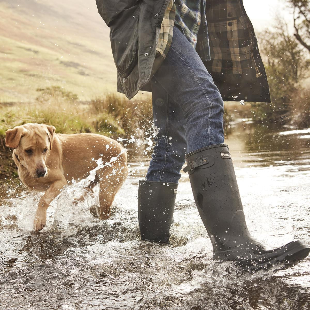 Men’s Barbour Bede Wellingtons Barbour Men main image 4