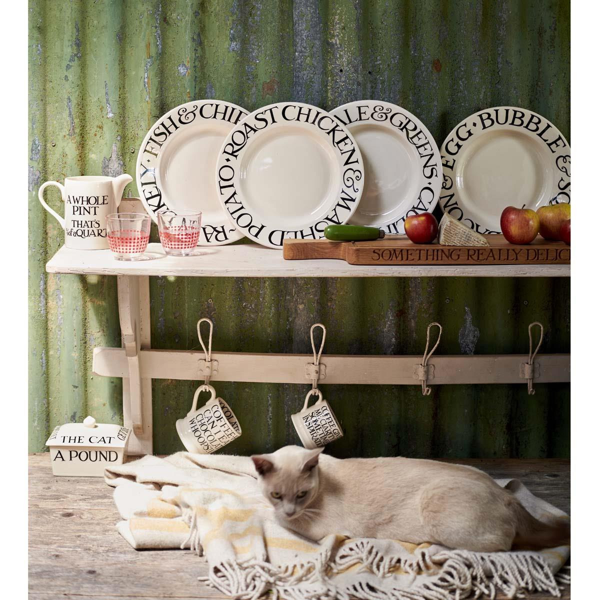 Emma Bridgewater Black Toast Side Plate | Philip Morris & Son