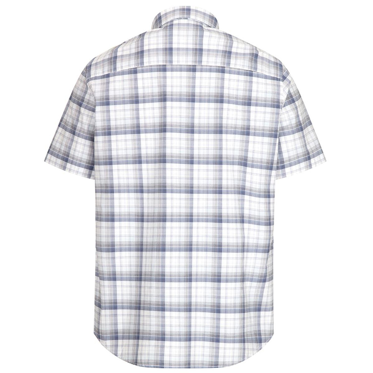 Mens short sleeve sales plaid dress shirts