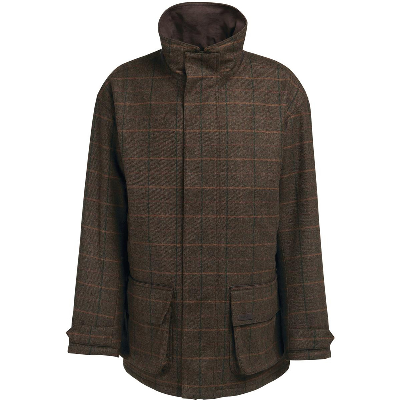 Barbour wool coat on sale mens