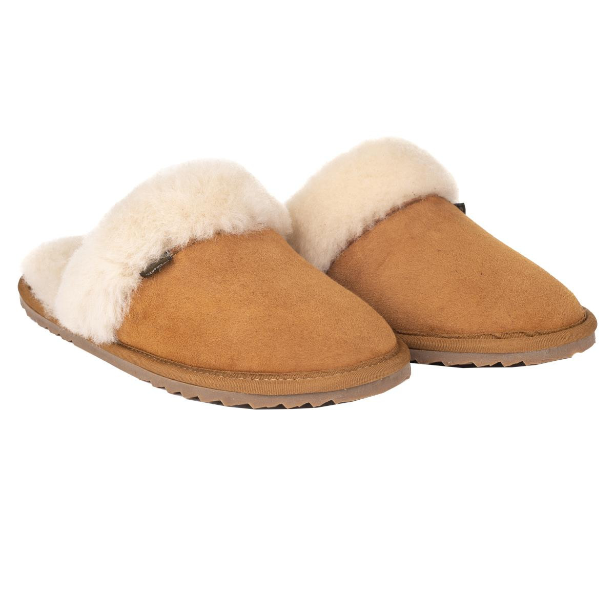 Pajar Women's MAE Shearling Slippers - Genuine Suede & Plush Shearling, Cozy Indoor Slides