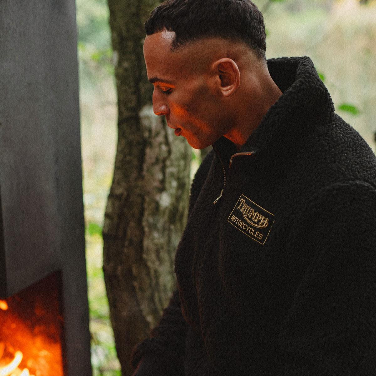 Triumph Mens Roadhouse High Pile Fleece | Philip Morris & Son
