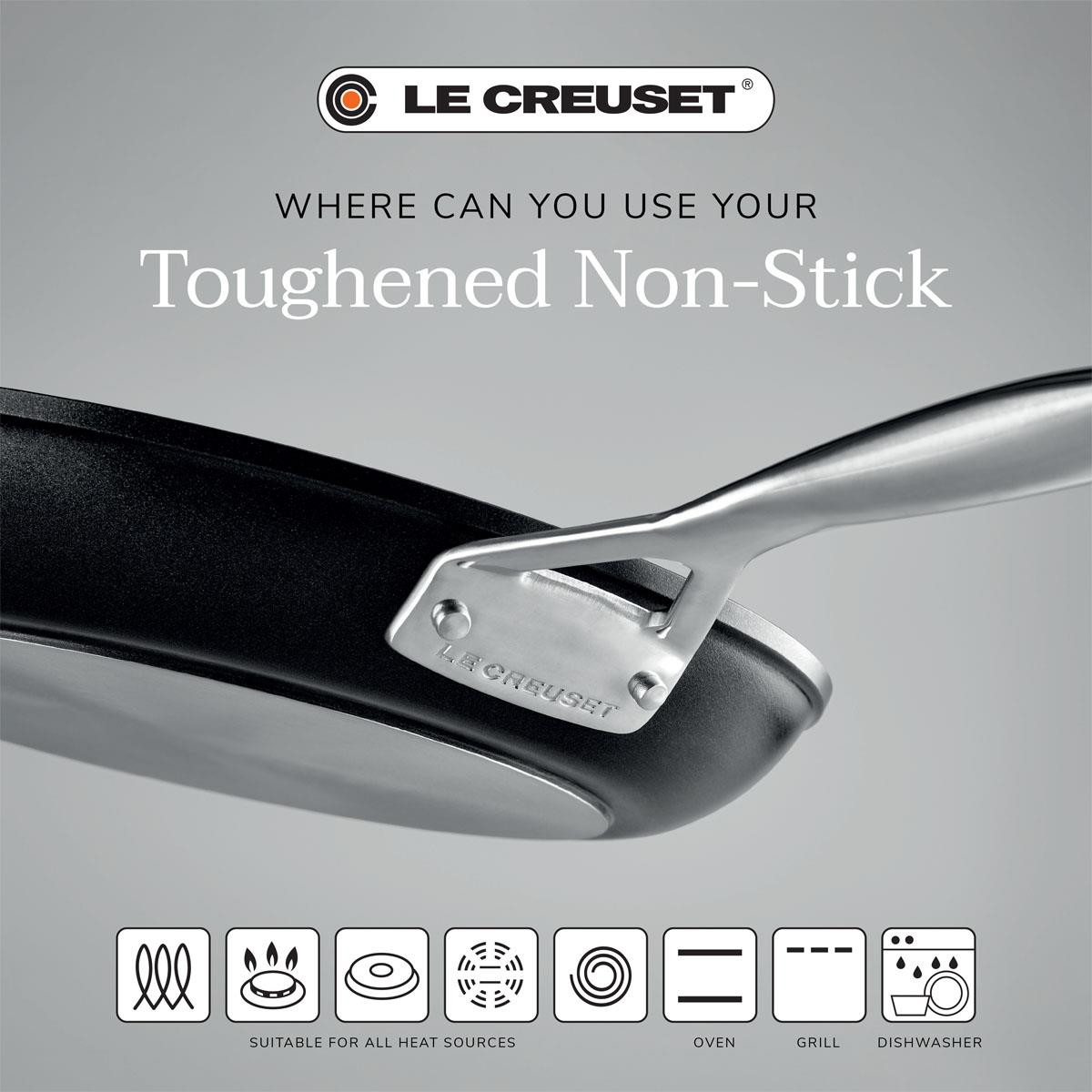 Le Creuset 26cm Toughened Non-Stick Deep Frying Pan | Philip
