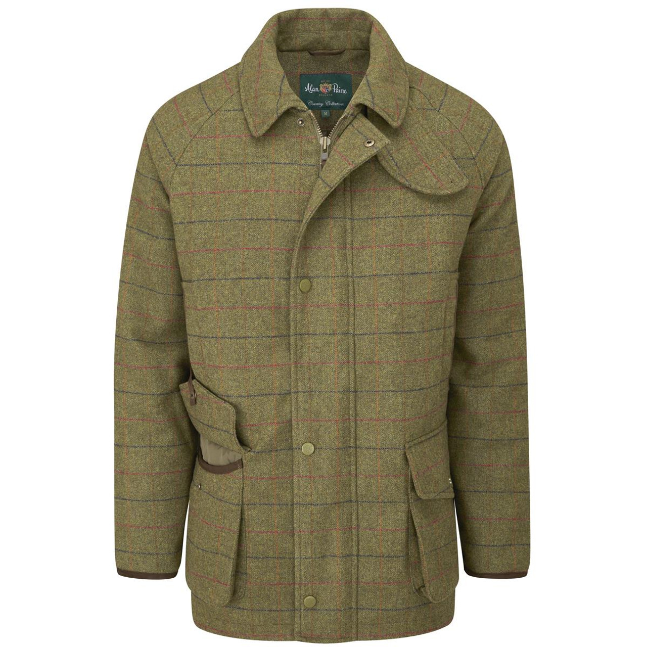 Alan Paine Mens Surrey Waterproof Tweed Coat