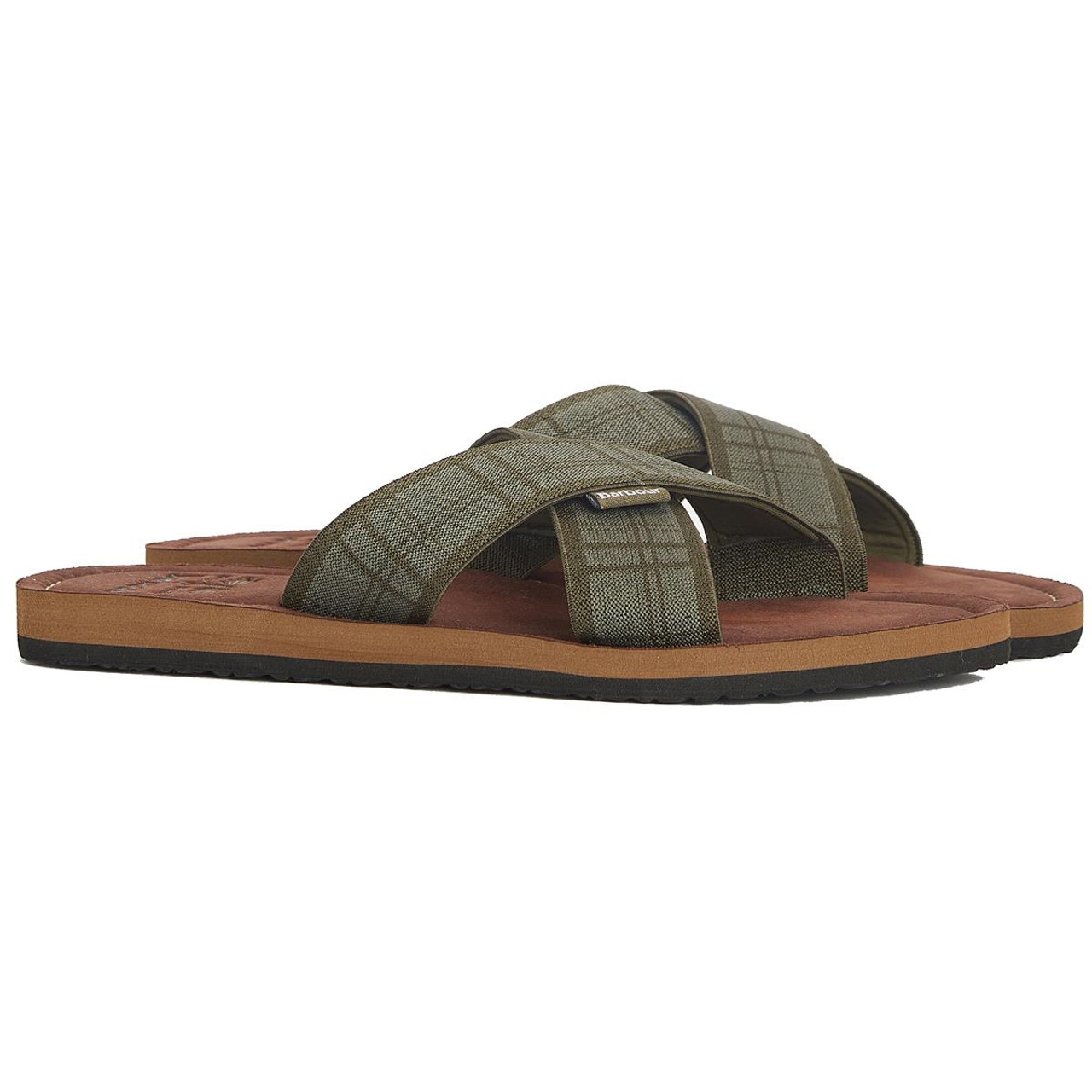 Barbour Mens Tartan Toeman Sandal