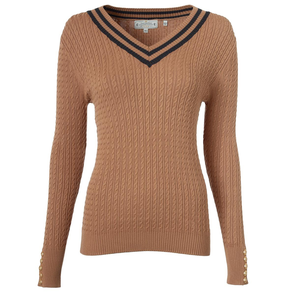 Holland Cooper Womens Zoe V-Neck Knitted Jumper | Philip Morris & Son