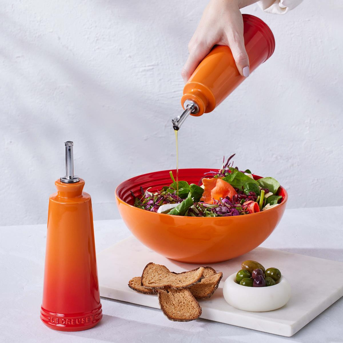 Le Creuset Stoneware Oil & Vinegar Set | Philip Morris & Son