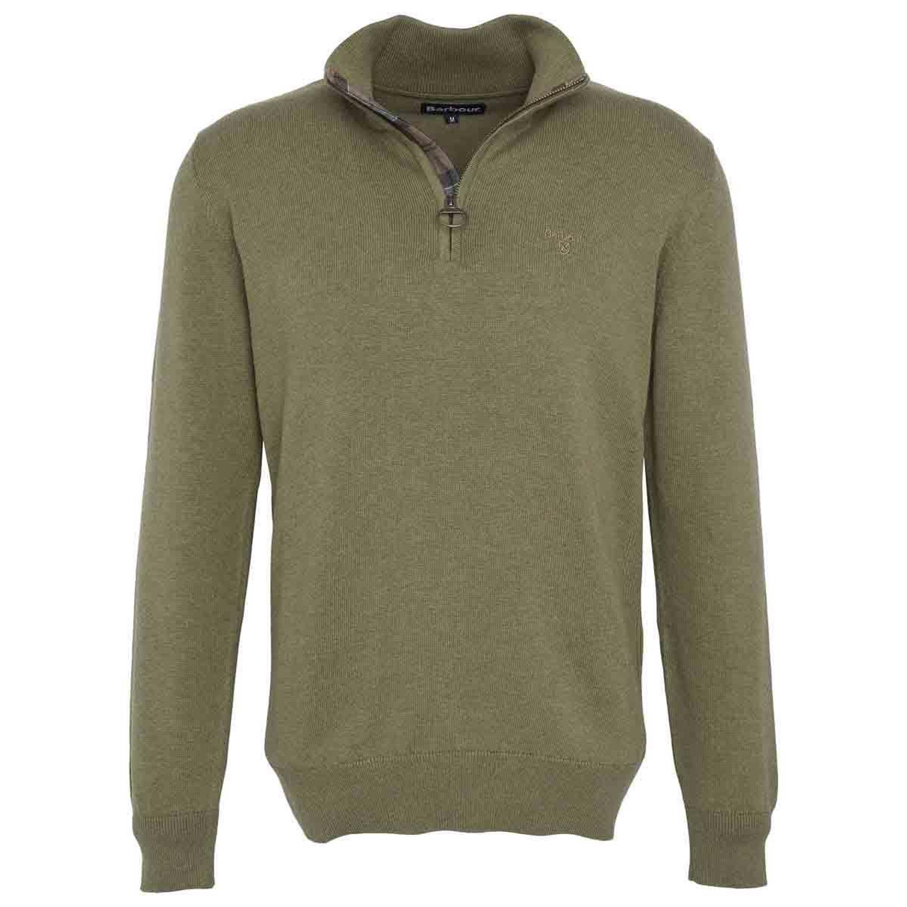 Barbour Mens Cotton Half Zip Sweater | Philip Morris & Son