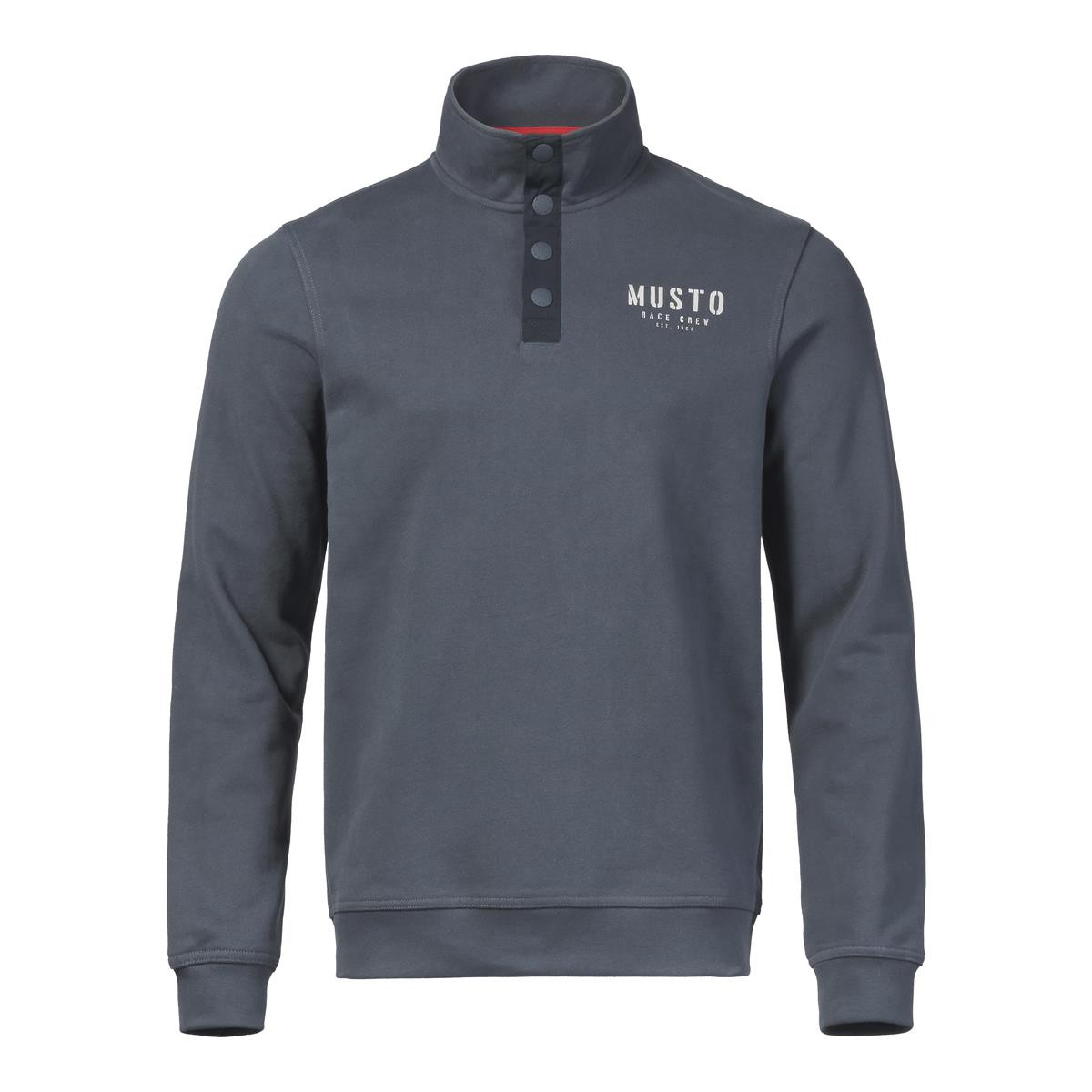 Musto Mens Marina Half Zip Snap Sweat