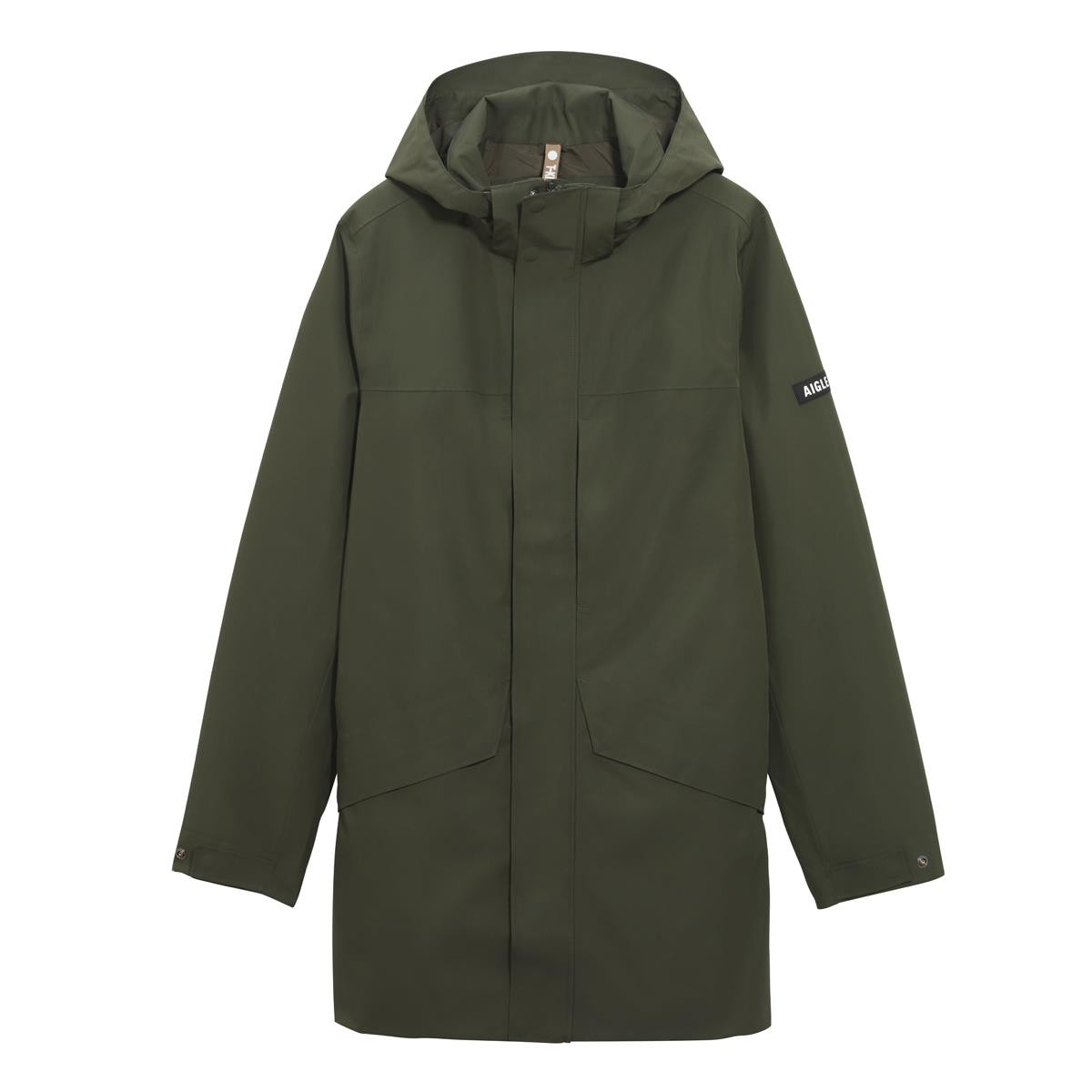 Aigle Mens Long Hooded Waterproof Parka Philip Morris Son
