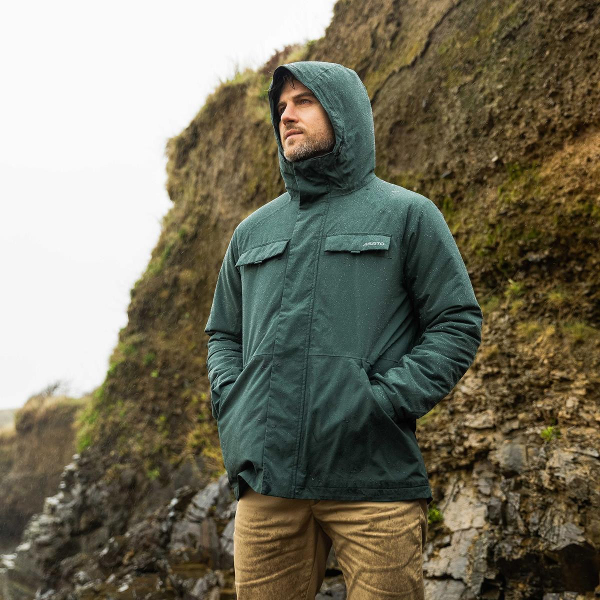 Musto Mens Insulated Rain Jacket